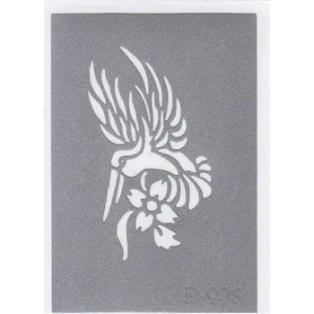 Odstranitelné tetování Šablona pro třpytivé tetování B039