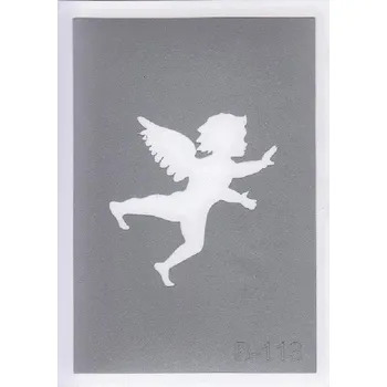 Odstranitelné tetování Šablona pro třpytivé tetování B113