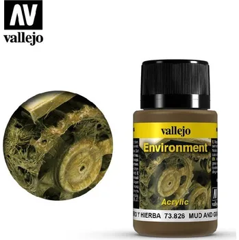 Vallejo - Weathering Effects 73826 Mud and Grass Effect 40 ml.