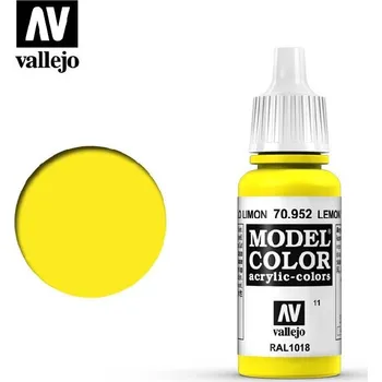 Modelářská barva Vallejo - Model Color 11 Lemon Yellow 17 ml. 70952