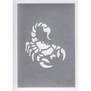 Odstranitelné tetování Šablona pro třpytivé tetování B063