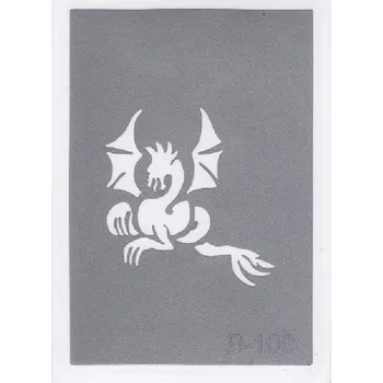 Odstranitelné tetování Šablona pro třpytivé tetování B106