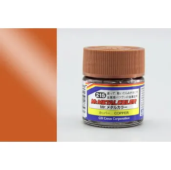 Modelářská barva Gunze - Mr.Metal color - MC215 - Cooper - Měď 10ml
