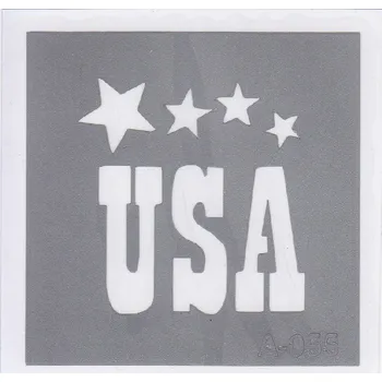 Odstranitelné tetování Šablona pro třpytivé tetování A055