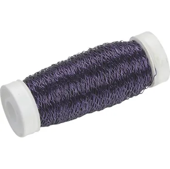 Vázací drát Drát vlnka, 50 m, průměr 25 mm fialový