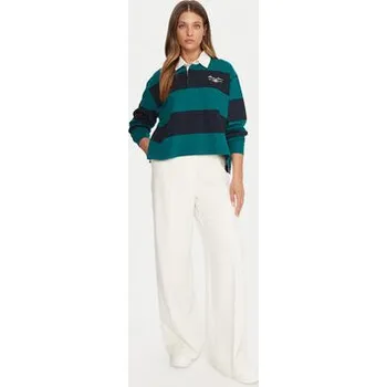 Pánská móda Guess Jeans Polokošile W5BP06 KCPS1 Béžová Relaxed Fit L