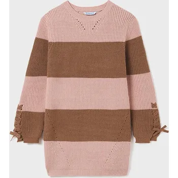 Dívčí šaty Mayoral Pletené šaty, 7940 růžové Rozměr: 157 (14 let)