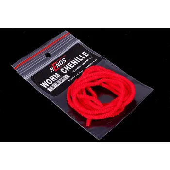 Rybářský prut HENDS WORM CHENILLE - ČERVENÁ WRM93