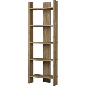 Knihovna Knihovna Virba Walnut, tmavě hnědá