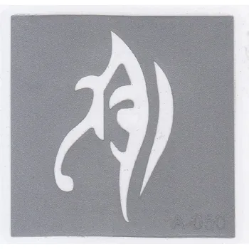 Odstranitelné tetování Šablona pro třpytivé tetování A050