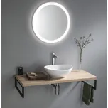 Aqualine VEGA sestava koupelnového nábytku; š. 97;5 cm; dub platin