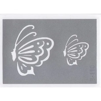 Odstranitelné tetování Šablona pro třpytivé tetování B110