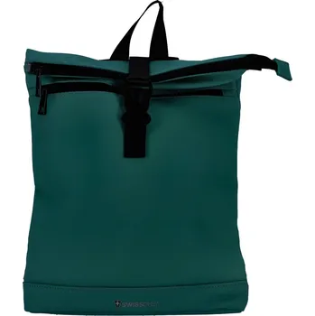 Městský batoh Batůžek SWISS ONLY MINI ROLLTOP 9 l tmavě zelený