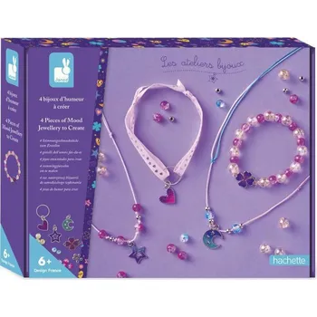 kreativní sada Janod Výroba šperků Náladové šperky měnící barvu 4 ks