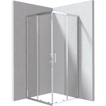 Deante Čtvercový sprchový kout Funkia 90x90 cm - KYC 0099P, chrom
