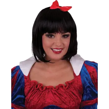 Karnevalová paruka Paruka Sněhurka černá