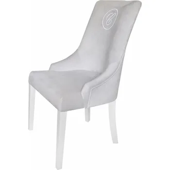 Jídelní židle Caramella Hampton čalouněná židle se znakem šedá