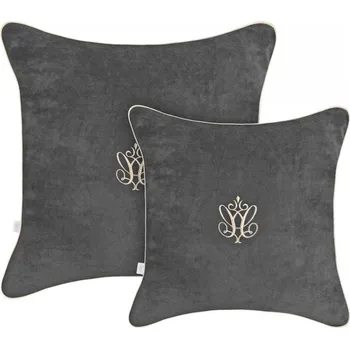 Polštář Caramella Anthracite Gloss malý dekorační polštář antracitový