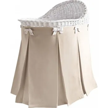 košík pro miminko Caramella proutěný košík s béžovou na spaní béžový