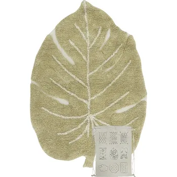 Koberec Lorena Canals pratelný koberec Mini Monstera olive