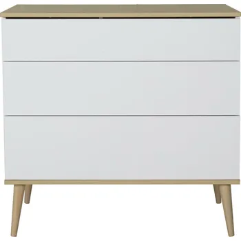 Komoda Quax dětská komoda Flow White Oak