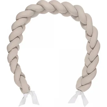 Příslušenství pro dětskou postel a kolébku Nanán pletenec do postýlky béžový