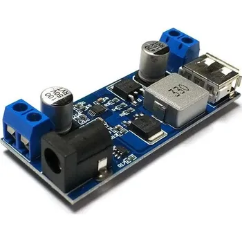 Měnič napětí DE EL 9-30V na 5V USB - napájecí zdroj, měnič DC z 9-30V na 5V / 5A