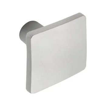 Nábytkové kování Knopka Lugus šířka 32 mm, hloubka 24 mm, zinkový odlitek barva hliníku