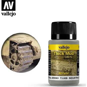 Modelářská barva Vallejo - Weathering Effects 73809 Industrial Thick Mud 40 ml.