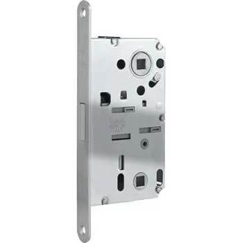 Dveřní kování Magnetický zámek BONAITI Fortylock V63 WC, DM 50 mm,pochromovaná ocel/satinovaná