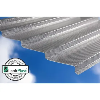 Průsvitná krytina Lanit Plast Brett Martin Marlon CSE Diamond Z-TOP PK1287-507 2,8 mm 0,954x3m 2,862 m2 Čirá