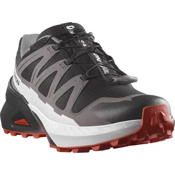 Pánská běžecká obuv Salomon Pánské běžecké boty Speedcross Peak GTX EU 46, black/castlerock/cherry tomato