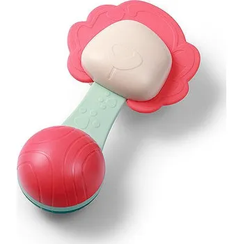 BabyOno Chrastítko s kousátkem Lion 3 m+