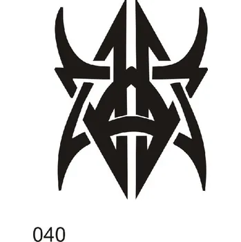 Tetování Šablona pro dočasné airbrush tetování M040 - 6,5 x 8,5 cm