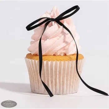 Party dekorace PME Ozdoby na dort mašle – černé 8 ks