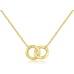 Meucci Nastavitelný náhrdelník PROPOJENÉ KRUHY GOLD