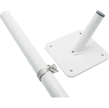 Vlajka Držák na vlajku: fasádní komplet + ocelové tyče - Jednoramenný