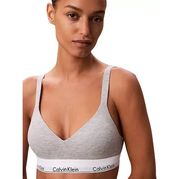 Souprava dámského spodního prádla Dámská bralette CK QF8500 grey heather velikost XL