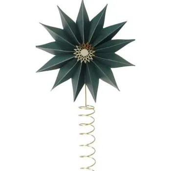 Vánoční dekorace Špička na stromeček Green Star