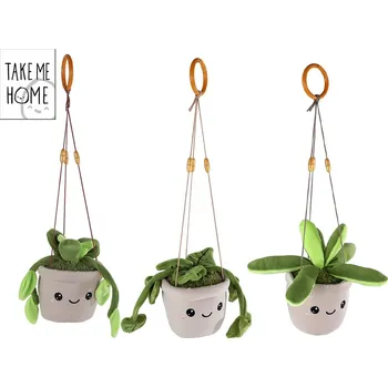 plyšák Take Me Home rostliny pokojové plyšové 20 cm na zavěšení - mix variant či barev