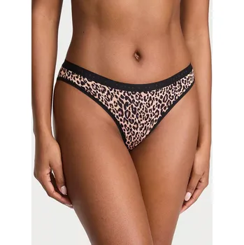 Dámské oblečení Victoria's Secret dámské kalhotky Bikini leopardí L
