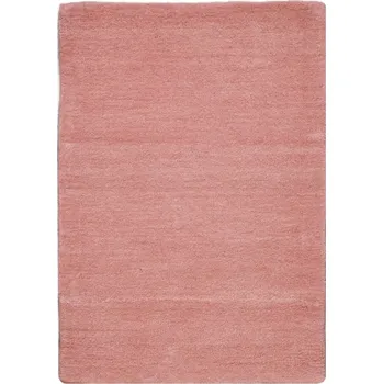 Koberec Ručně všívaný kusový koberec Asra wool starorůžová - doprava zdarma