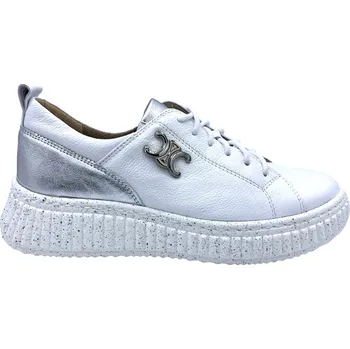 Dámské polobotky Dámská vycházková obuv Hilby 1277 bílá Velikost: 39 (EU)