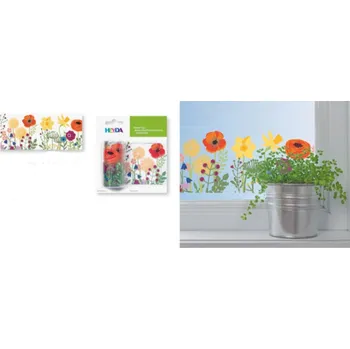 Lepicí páska Okenní páska 7,6cm x 2m folie, vlčí máky
