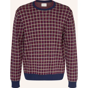 Pánské oblečení Gant Pánský Svetr, tmavě modrá / tmavě červená / béžová, XXL