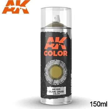 Barva ve spreji AK Interactive - Olive Drab color - Spray 150ml