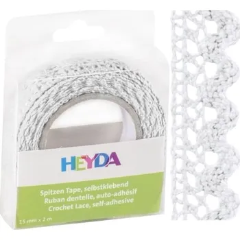 Lepicí páska Páska samolepicí 1,5cm x 2m textilní bílá