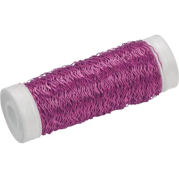 Vázací drát Drát vlnka, 50 m, průměr 25 mm pink