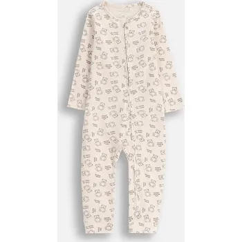 Kojenecký overall Dětský bavlněný overal Coccodrillo PYJAMAS ZC5404204PJS béžová 01X, vel. 80
