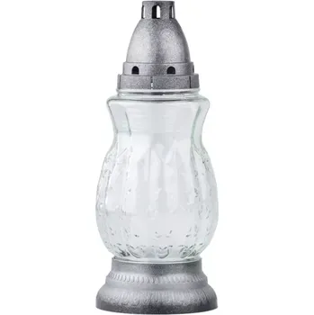 Svíčka Hřbitovní sklo 26 cm vklad 100g - 40h č. 1